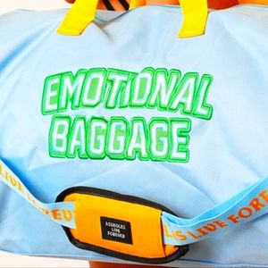 Assholes Live Forever / Emotional Baggage Duffle Bag